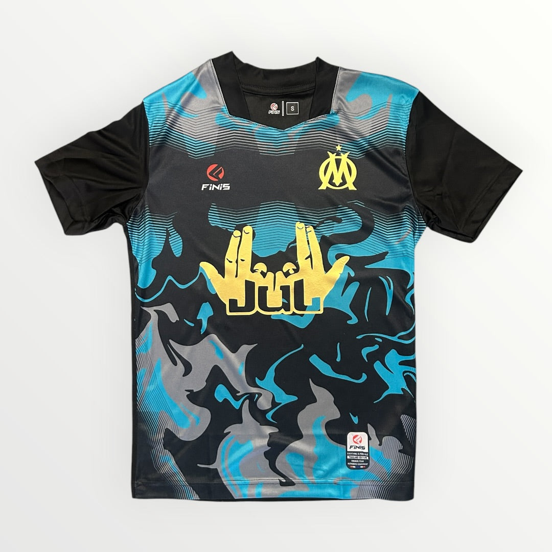 Maillot Finis Black/Gold Jul OM Personnalisable