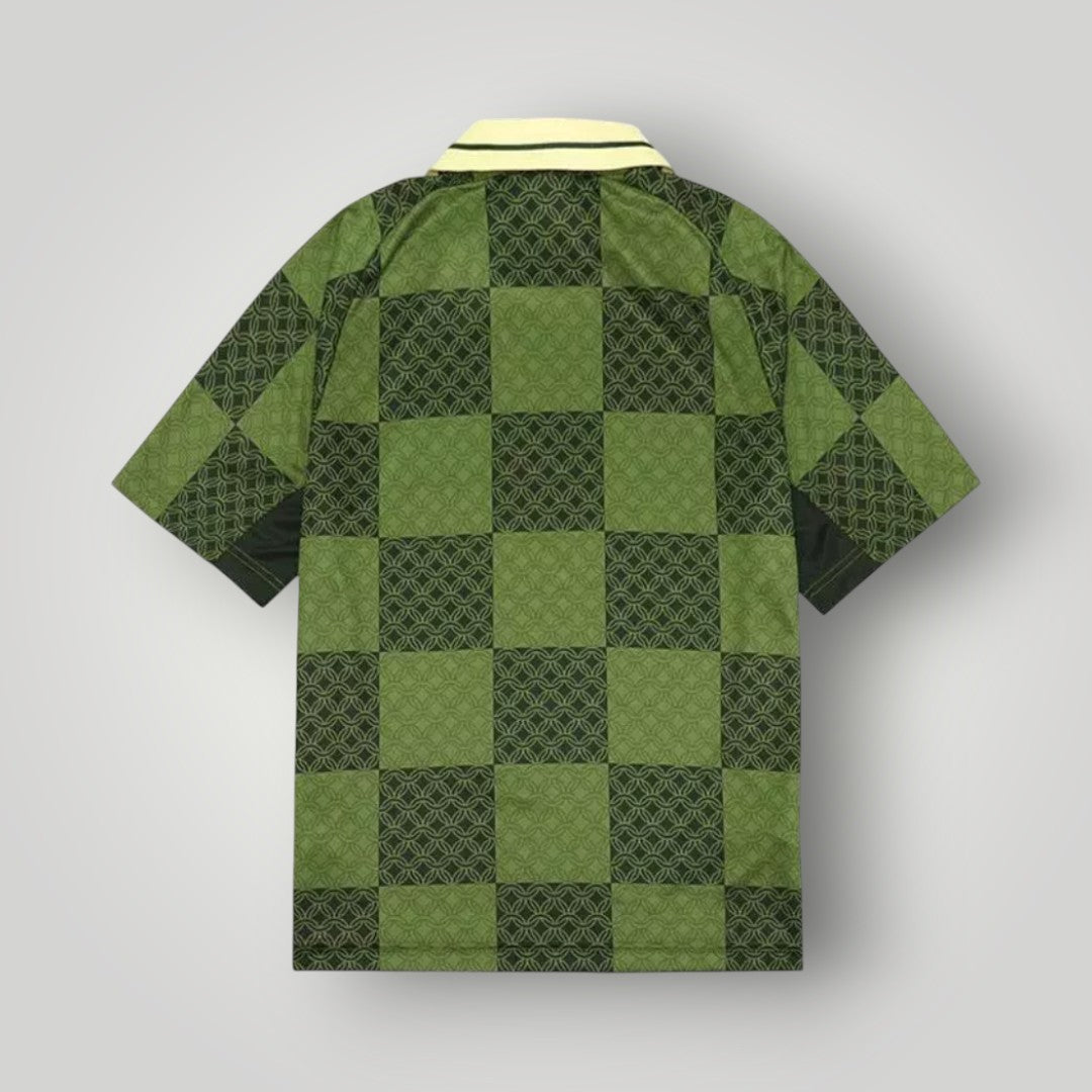 Jersey Thailand Warrix Oversize Damier Green 2026
