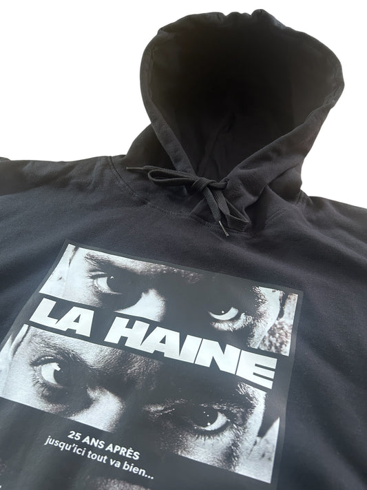 Hoodie La Haine 25 ans. Black