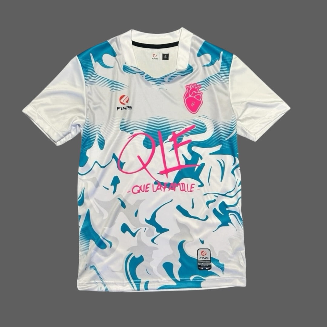 Maillot QLF Finis white Personnalisable