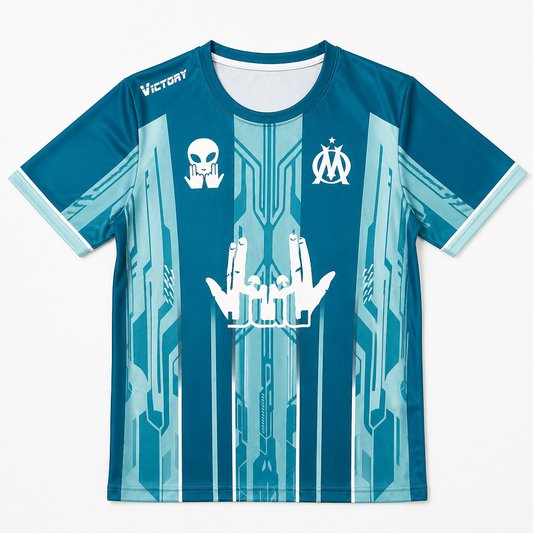 Maillot Victory Jul Blue Jade Personnalisable
