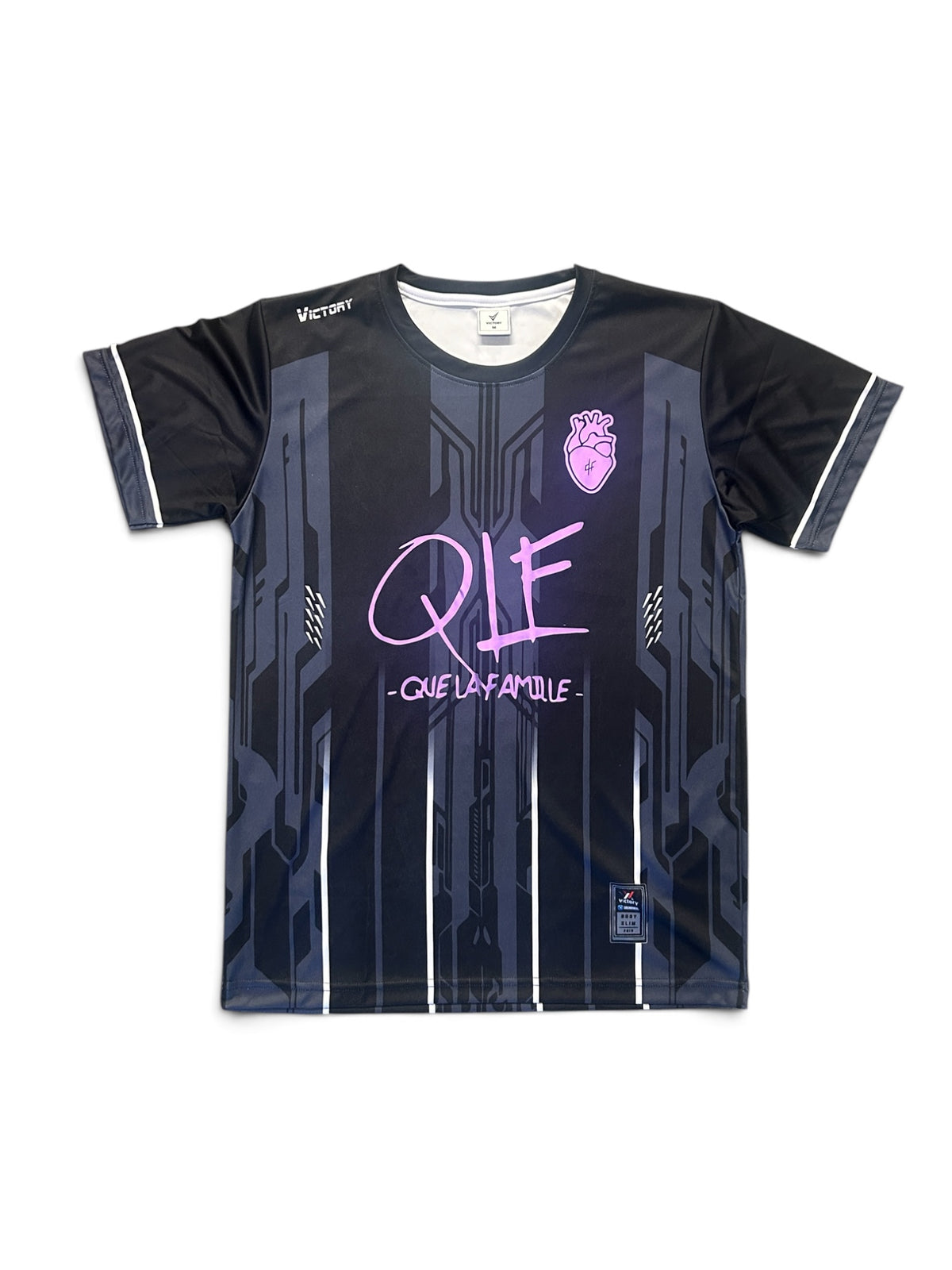 Maillot QLF Black Purple Reflect Personnalisable