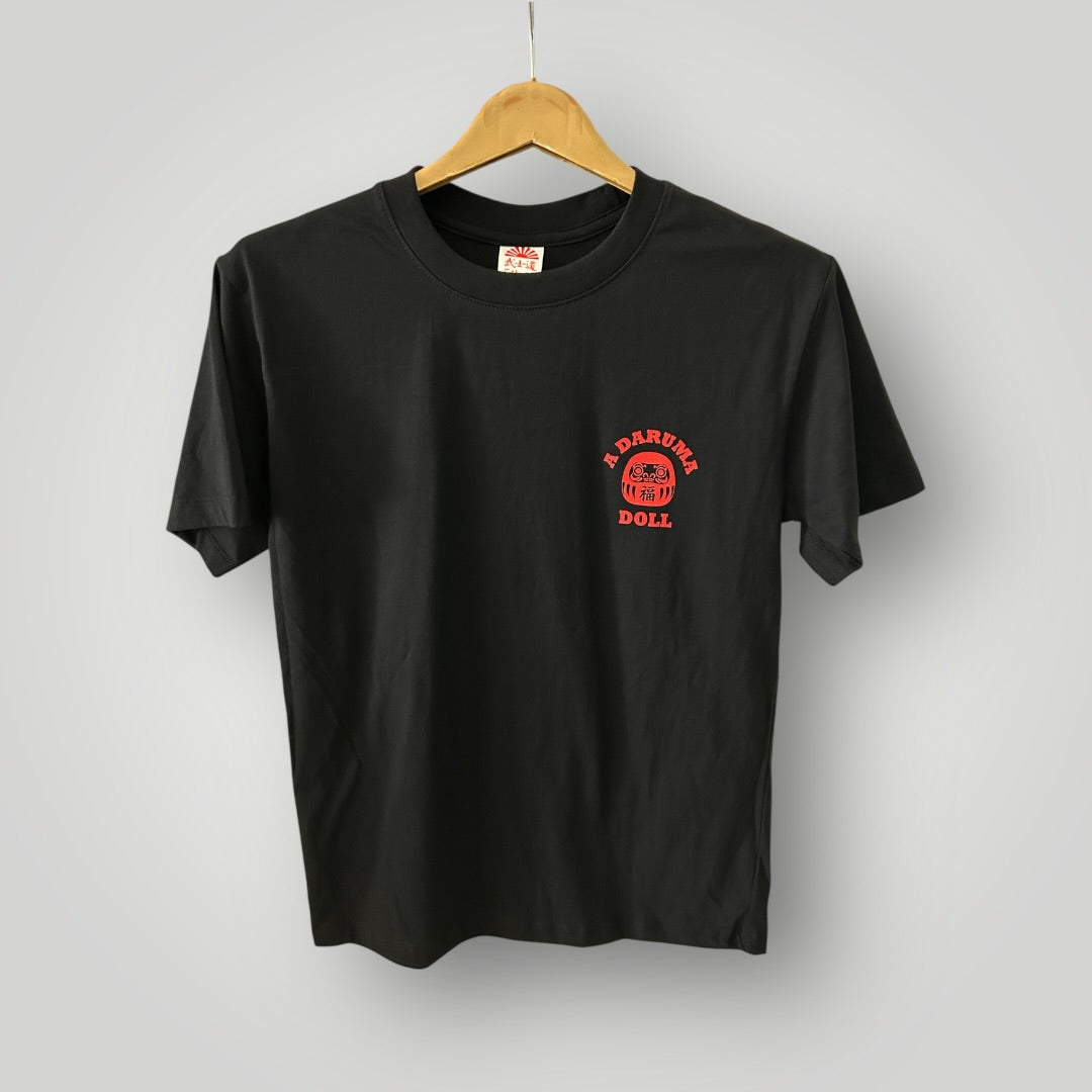T-shirt Daruma Doll Black