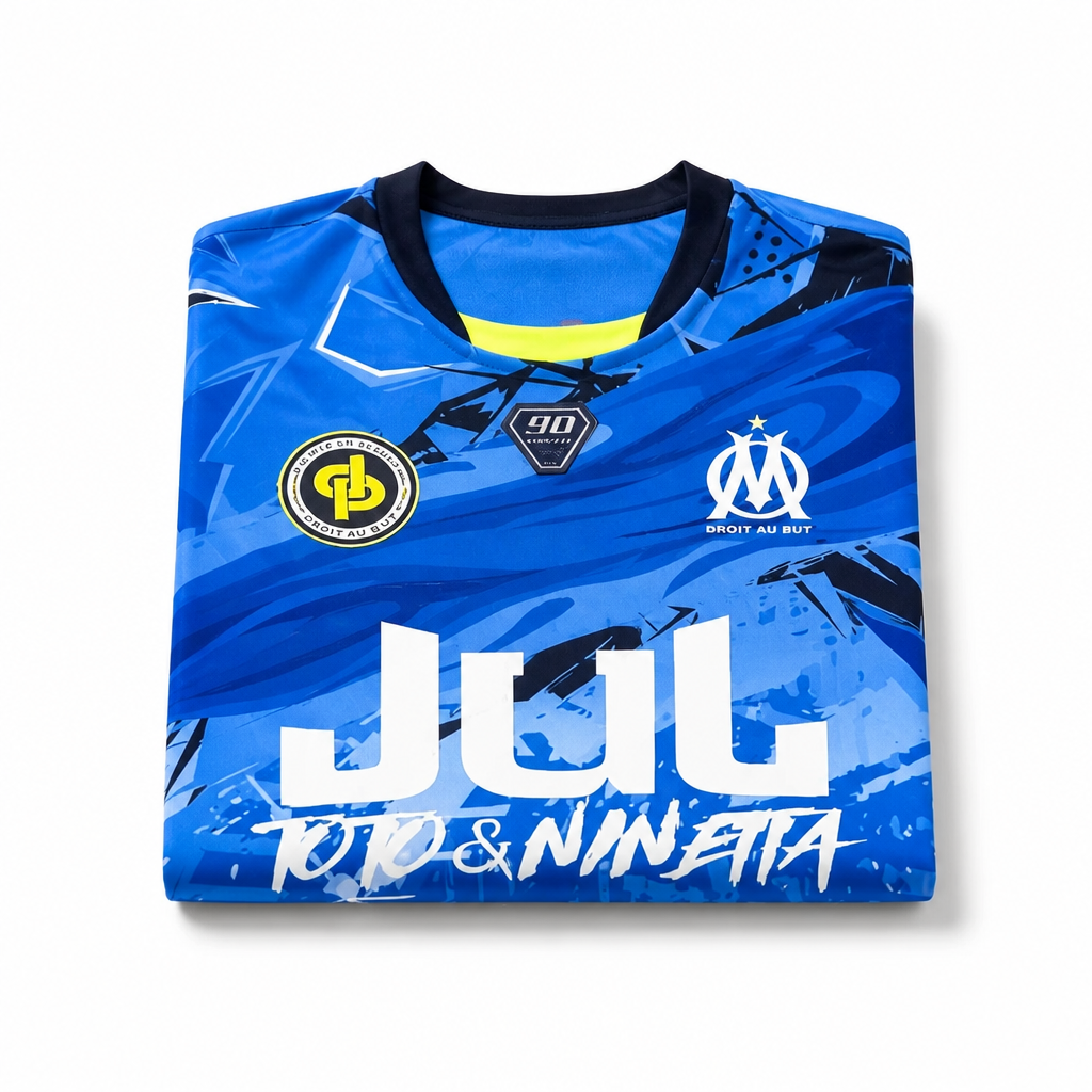 Maillot mm9 Jul Blue Personnalisable