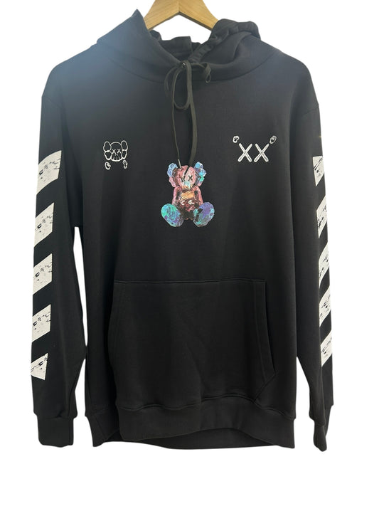 MainLabel kaws Hoodie Black