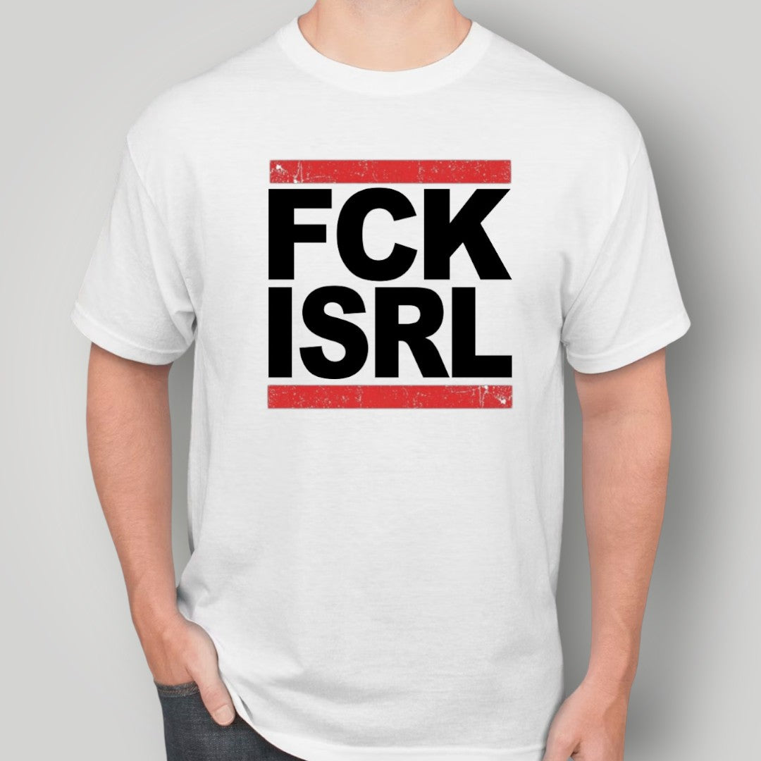 T-shirt blanc FCK ISRL