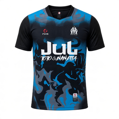 Maillot Finis Om Concept Black / Green. Personnalisable