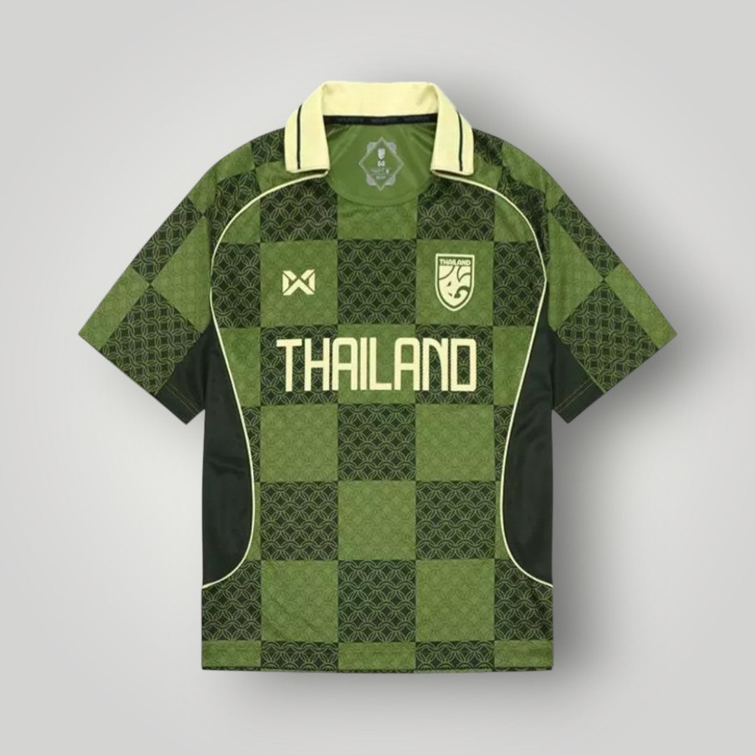 Jersey Thailand Warrix Oversize Damier Green 2026