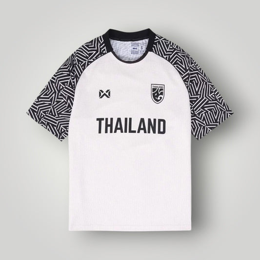 Jersey Thailand Warrix Lifestyle Oversize White/Black 2026