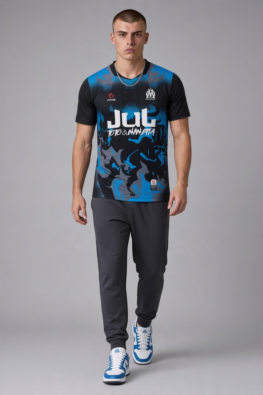 Maillot Finis Om Concept Black / Green. Personnalisable
