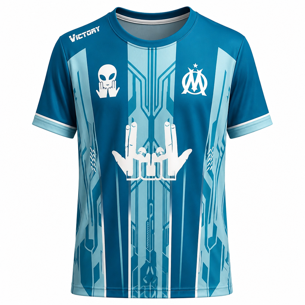 Maillot Victory Jul Blue Jade Personnalisable