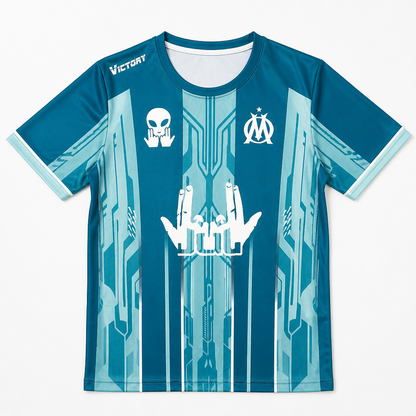 Maillot Victory Jul Blue Jade Personnalisable