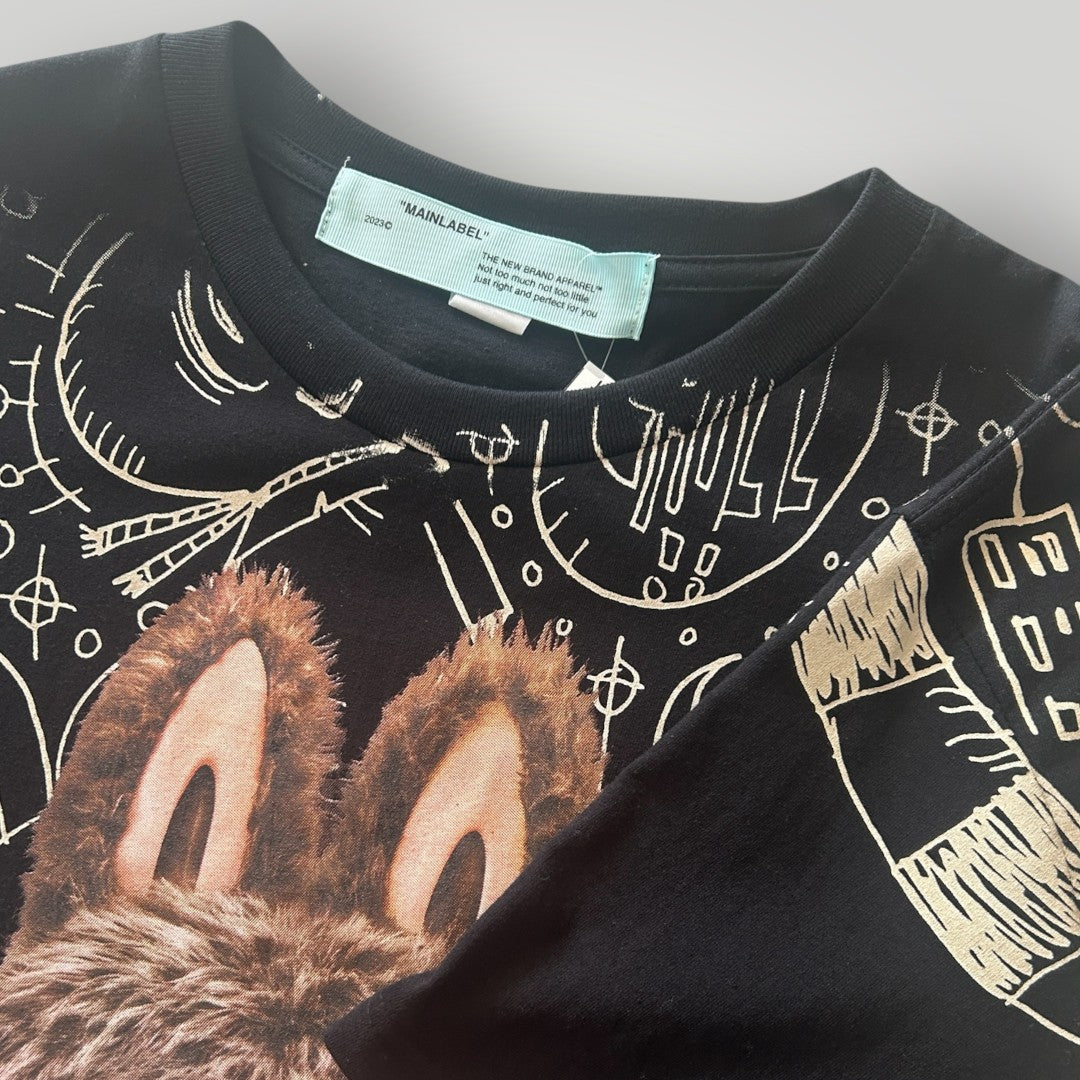 Big labubu T-shirt Black