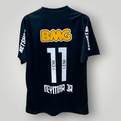 Maillot de football Neymar Jr 11 - Santos Black spécial Rétro
