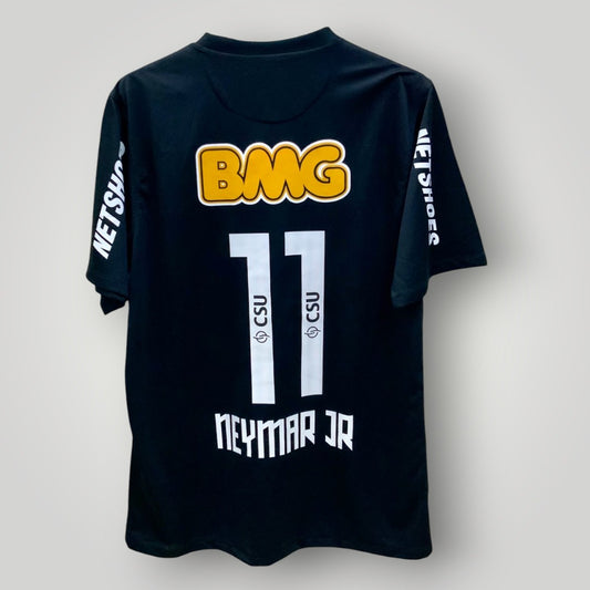 Maillot de football Neymar Jr 11 - Santos Black spécial Rétro