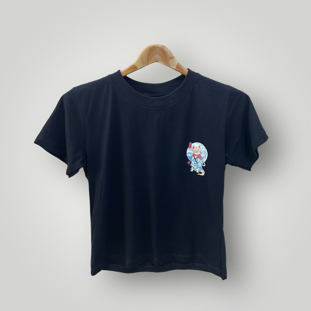 japan T-Shirt Top  Samurai Dog