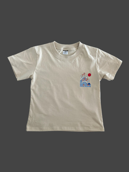 Top T-shirt Water Japan Creme