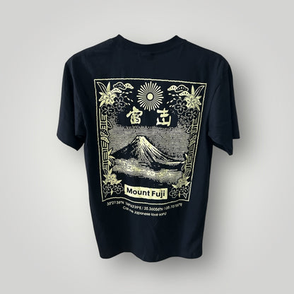 T-shirt Mont fuji Black