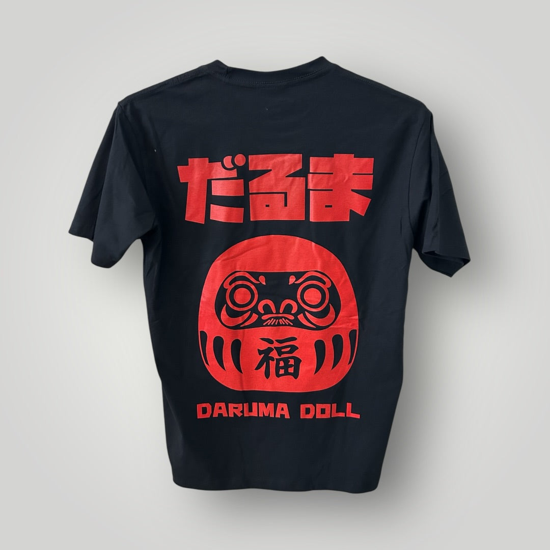 T-shirt Daruma Doll Black