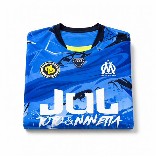 Maillot mm9 Jul Blue Personnalisable