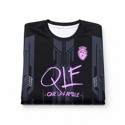 Maillot QLF Black Purple Reflect Personnalisable