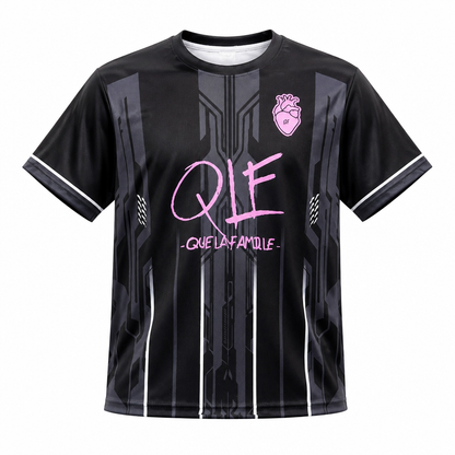 Maillot QLF Black Purple Reflect Personnalisable