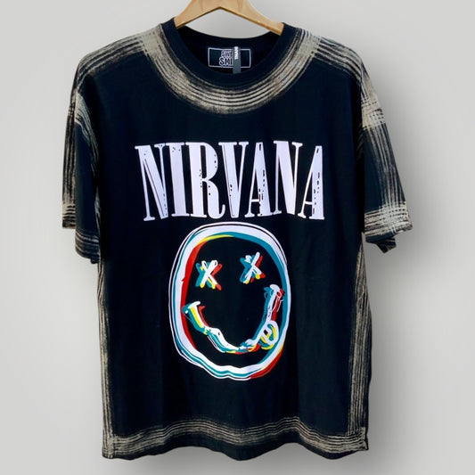 Nirvana Smiley Acid Wash