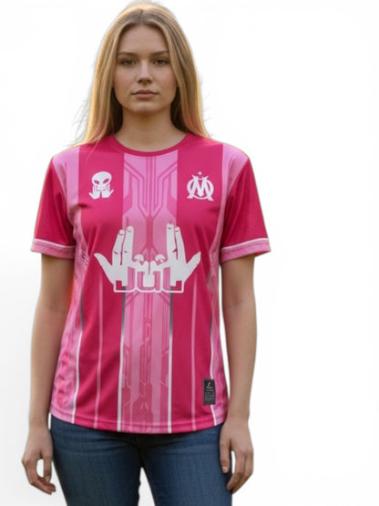 Maillot JUL OM Pink Personnalisable