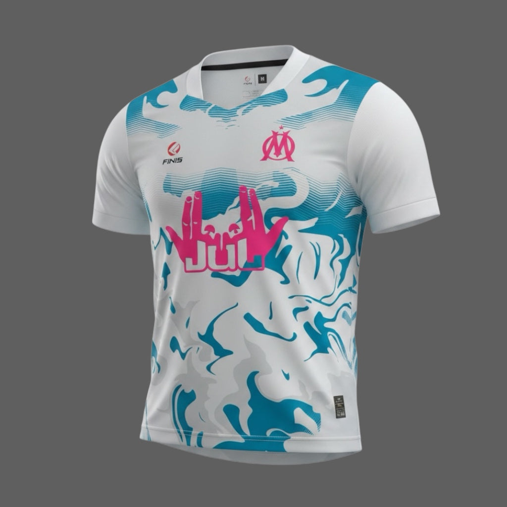 Maillot Jul Finis white Personnalisable