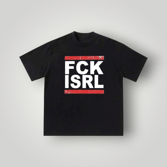 T-shirt FCK ISRL noir