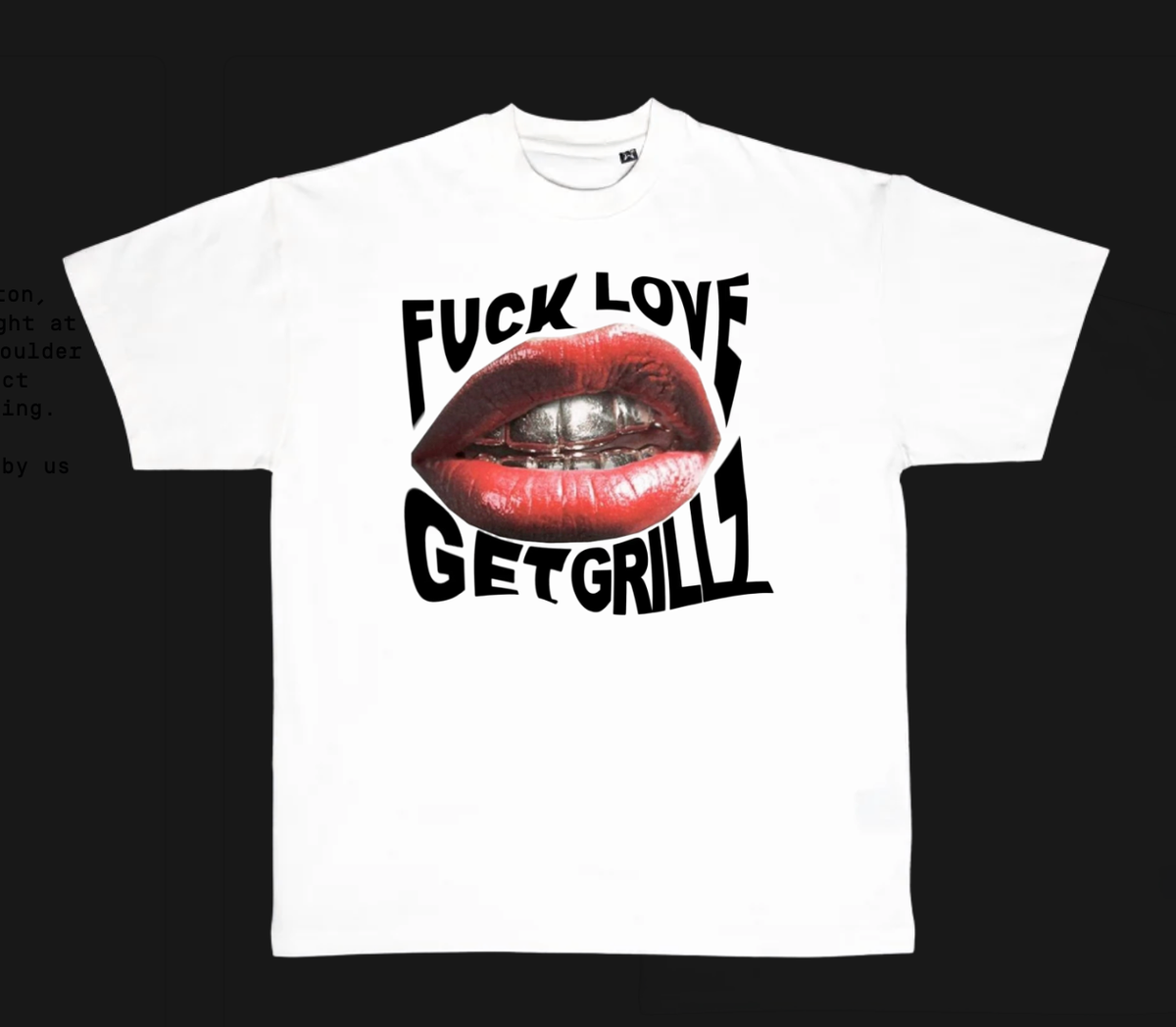 T-shirt Sayan Get Grillz White