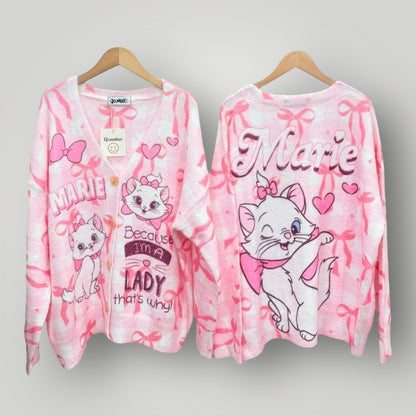 Cat Cardigan Women