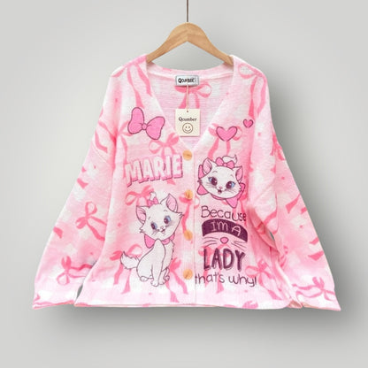 Cat Cardigan Women